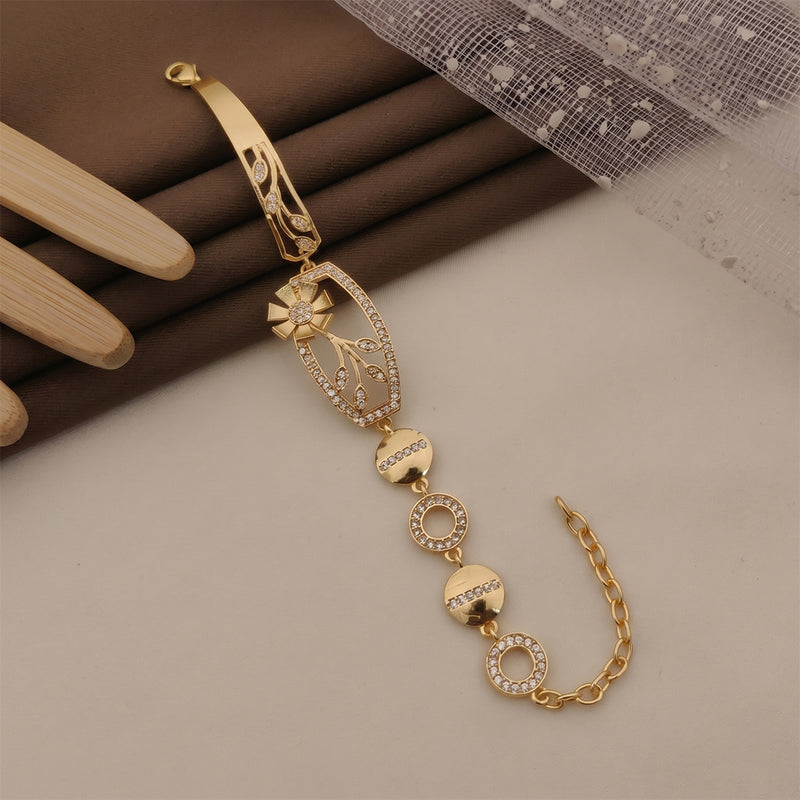 loywisfashion Elegant Flower Design Bracelet