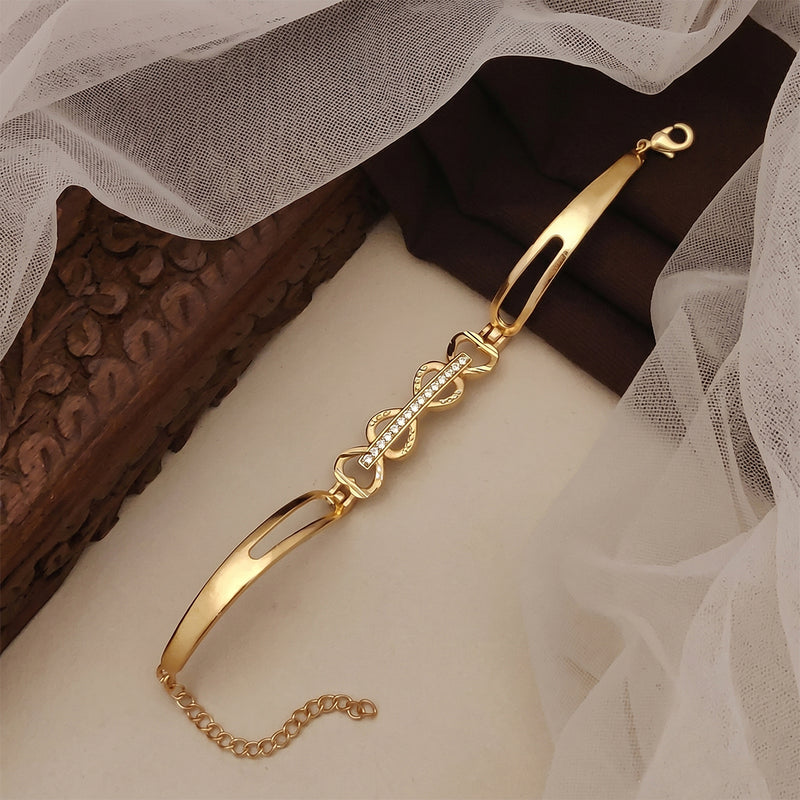 loywisfashion Beautiful Gold Tone Bracelet