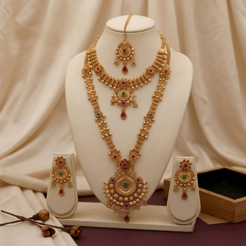 loywisfashion Traditional Royal Long Jewellery Combo