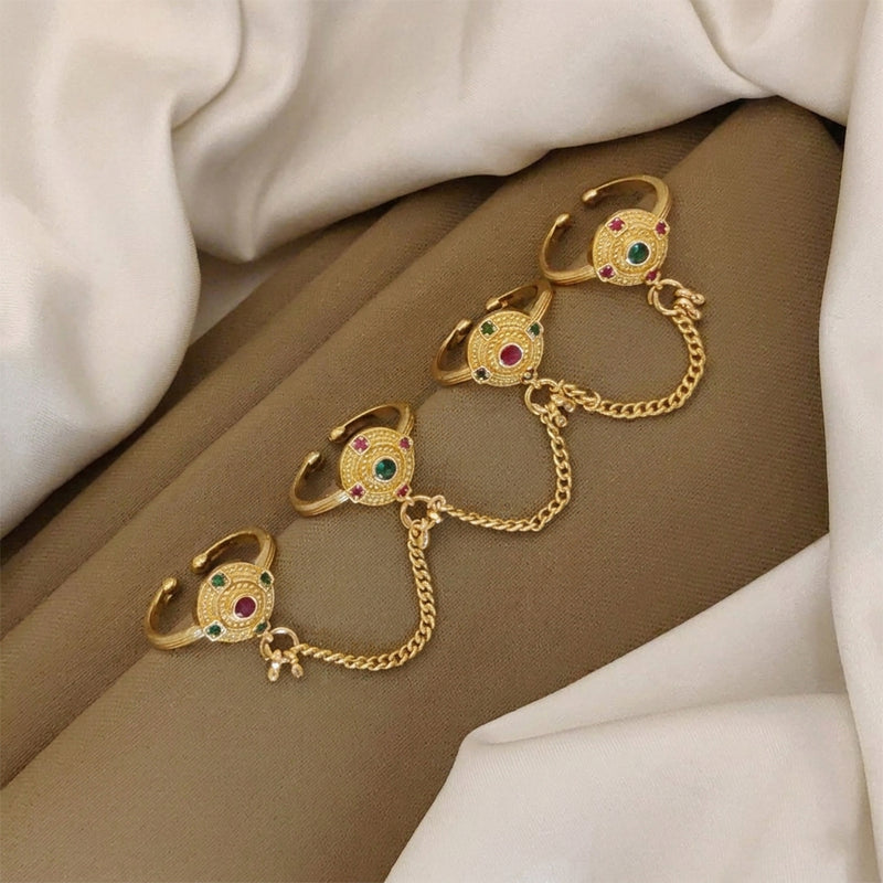 loywisfashion Premium Designer Joint Finger Ring