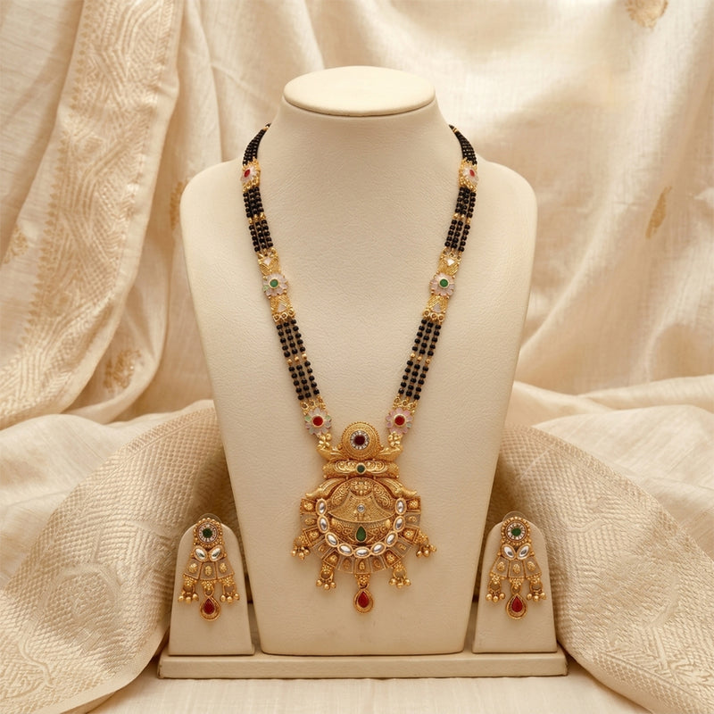 loywisfashion Traditional Bridal Long Mangalsutra