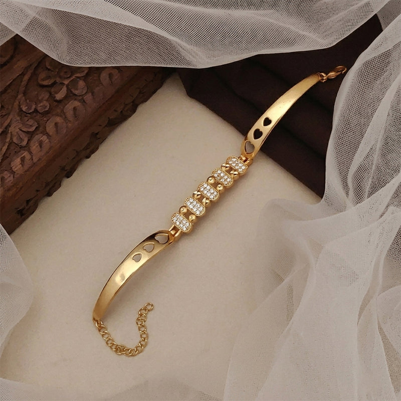 loywisfashion Elegant Gold Look Bracelet