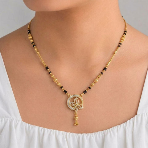 loywisfashion Premium Butterfly Pendant Mangalsutra