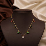 loywisfashion Premium Colorful Tanmaniya Necklace